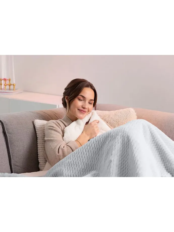 Heizdecke "HB 416" in Grau - (L)180 x (B)130 cm