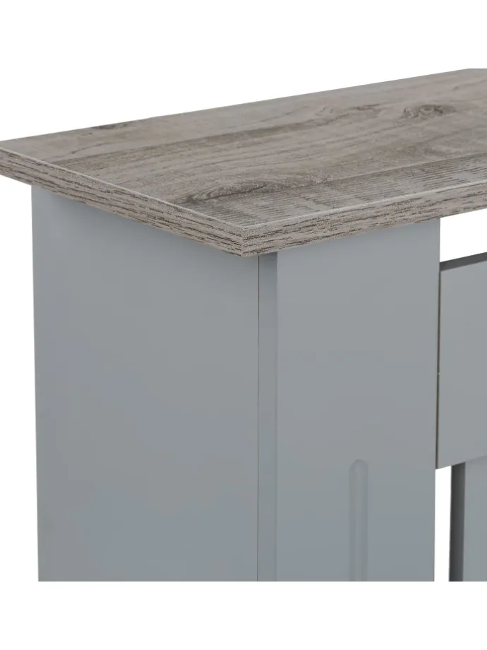 Heizkörperverkleidung in Grau - (B)112 x (H)83 x (T)19 cm