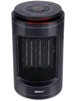 Heizlüfter in Schwarz - (H)23 cm