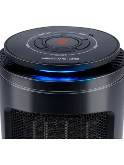 Heizlüfter in Schwarz - (H)23 cm