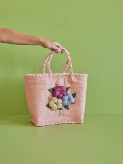 Henkeltasche in Rosa - (B)35 x (H)35 x (T)25 cm