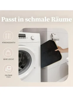 HENNEZ Aufbewahrungskorb "Laura", 40 Liter - faltbar - stabiler Bambusrahmen