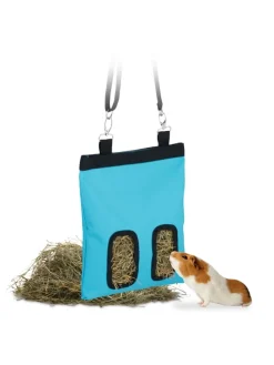 Heutasche in Blau/ Schwarz - (B)25 x (H)31 cm