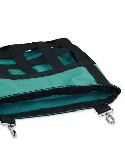 Heutasche in Grün/ Schwarz - (B)30 x (H)30 cm