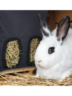 Heutasche in Schwarz - (B)25 x (H)31 cm