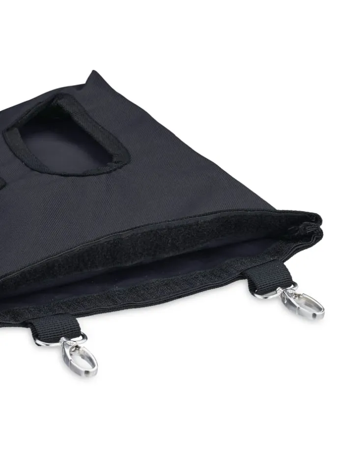 Heutasche in Schwarz - (B)25 x (H)31 cm