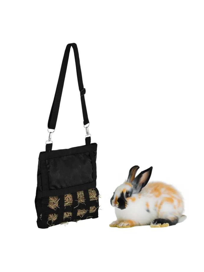 Heutasche in Schwarz - (B)30 x (H)30 cm