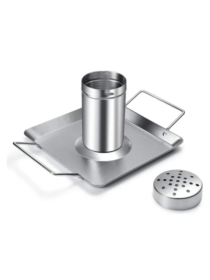 Hähnchenhalter Grillhähnchen Edelstahl in silber