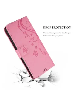 Hülle für Apple iPhone 7 / 7S / 8 / SE 2020 Blumen Design in FLORAL ROSA