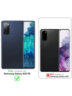 Hülle für Samsung Galaxy S20 FE Glitter in Rosa mit Glitter