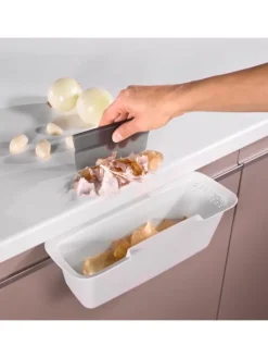 Hänge-Abfalleimer CLEAN KIT in weiß