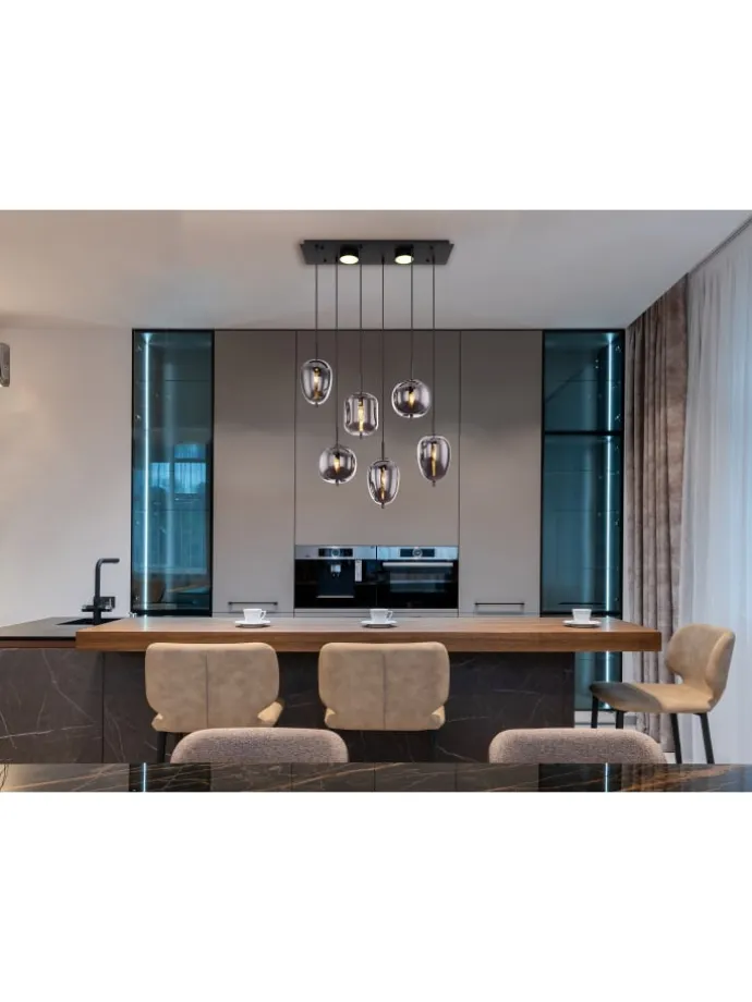 Hängeleuchte "BLACKY" in black