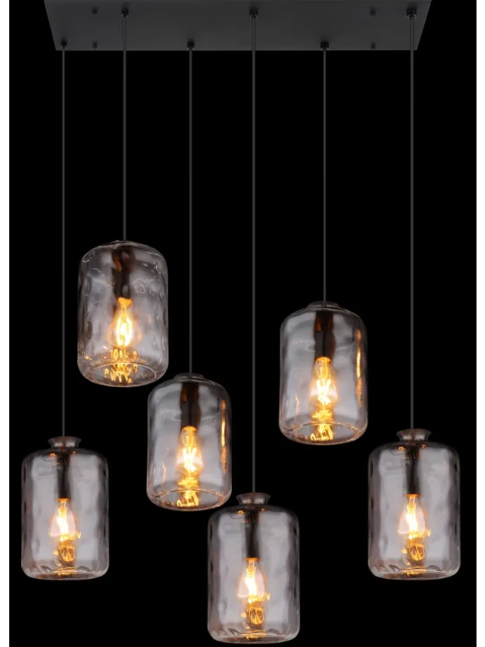 Hängeleuchte "DARINA" in black