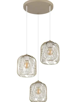 Hängeleuchte ''Dichti'' in Gold - (H)120 x Ø 39,4 cm