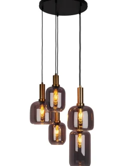 Hängeleuchte "Fumo" in Schwarz