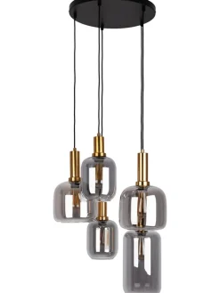 Hängeleuchte "Fumo" in Schwarz