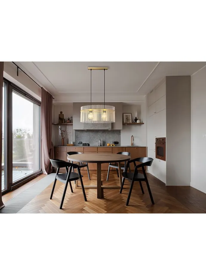 Hängeleuchte "Gorley" in Gold - (L)60 x (B)23 x (H)14 cm