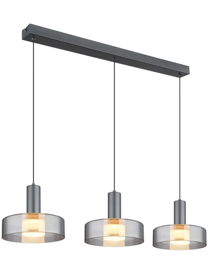 Hängeleuchte "GRANT" in gray