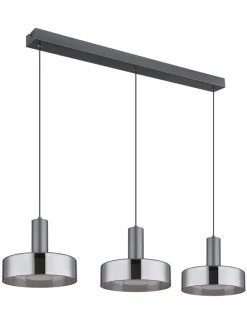 Hängeleuchte "GRANT" in gray