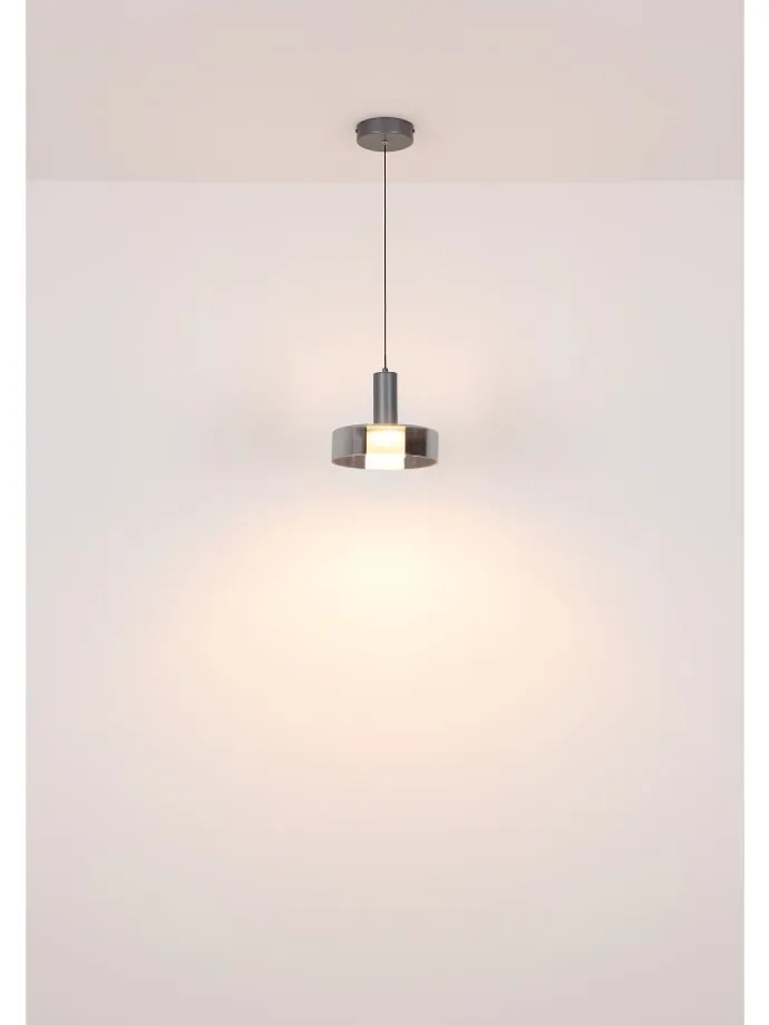 Hängeleuchte "GRANT" in gray