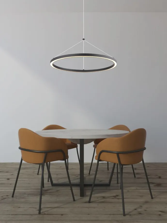 Hängeleuchte "GRENVIX" in black