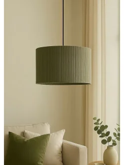 Hängeleuchte in Grün - (H)60 x Ø 30 cm