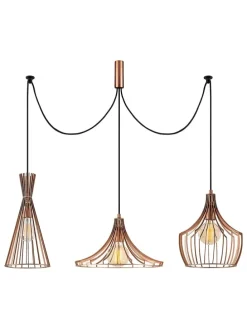 Hängeleuchte "Mezopotamya" in Kupfer - Ø 114 cm