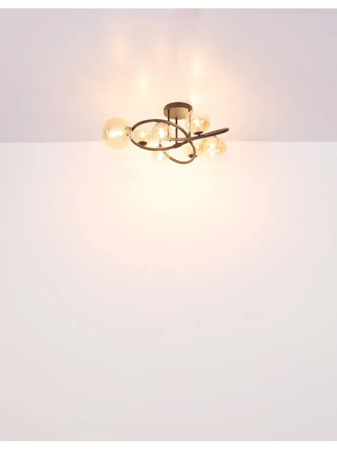 Hängeleuchte "TUBERIUS" in black