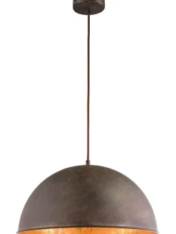 Hängeleuchte "Xirena I" in Braun/ Gold - (H)120 x Ø 41 cm