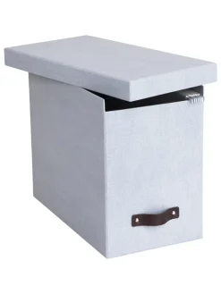 Hängemappenbox "Johan" in Hellgrau - DIN A4