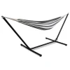 Hängematte in Schwarz/ Weiß - (B)290 x (H)100 x (T)100 cm