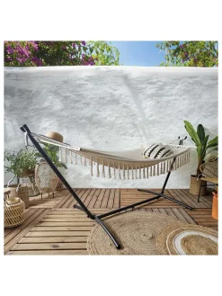 Hängematte in Weiß - (L)285 x (B)90 cm