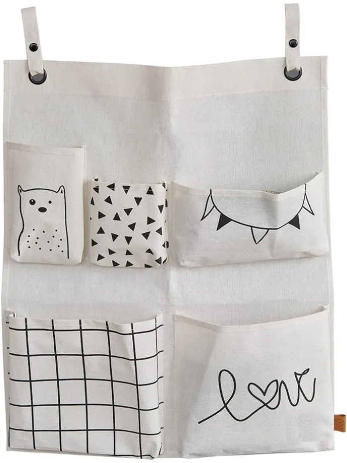 Hängeorganizer "Premium" in Beige - (B)50 x (H)60 cm