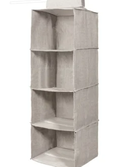 Hängeregal in Beige - (B)30 x (H)94 x (T)30 cm