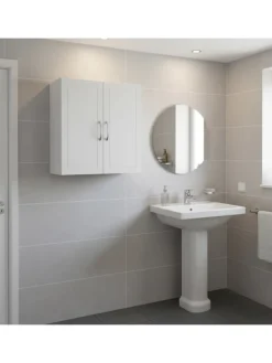 Hängeschrank in Weiß - (B)60 x (H)60 x (T)30 cm