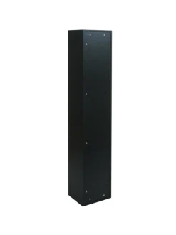 Hängeschrank L86 2 Türen 3 Fächer, Schwarz