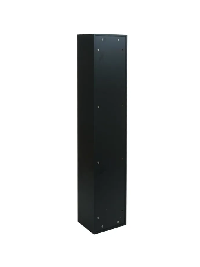 Hängeschrank L86 2 Türen 3 Fächer, Schwarz