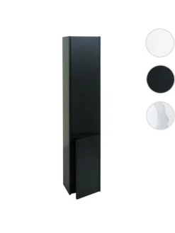 Hängeschrank L86 2 Türen 3 Fächer, Schwarz