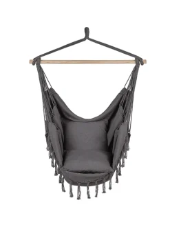 Hängesessel BONEA in Grau - (W) 95 x (H) 125 x (L) 55 cm