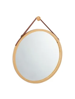 Hängespiegel in Natur - Ø 45 cm