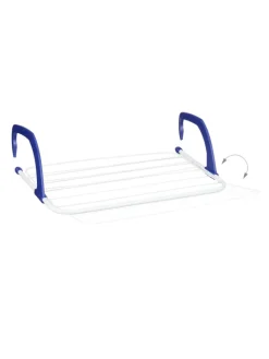 Hängetrockner in Weiß/ Blau - (B)51 x (H)15,5 x (T)73 cm