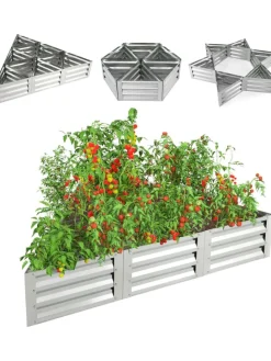 Hochbeet 6 tlg. Set in Silber