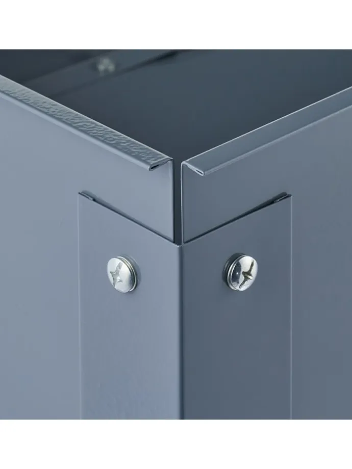 Hochbeet in Grau - (B)86 x (H)80 x (T)40,5 cm