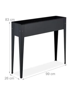 Hochbeet in Schwarz - (B)99 x (H)83 x (T)26 cm