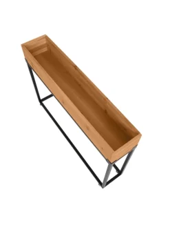 Hochbeet L32, Gestell schwarz, naturfarben