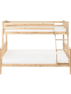 Hochbett BIERNE in Braun - (W) 149 x (H) 150 x (L) 210 cm