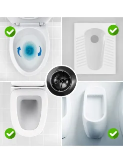 Hochdruck-Druckluftpömpel in Schwarz