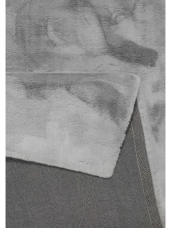 Hochflorteppich Alice in grau