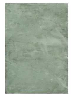 Hochflorteppich Alice in Salbei Grün