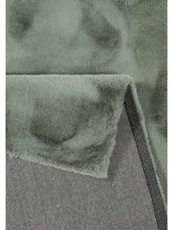 Hochflorteppich Alice in Salbei Grün